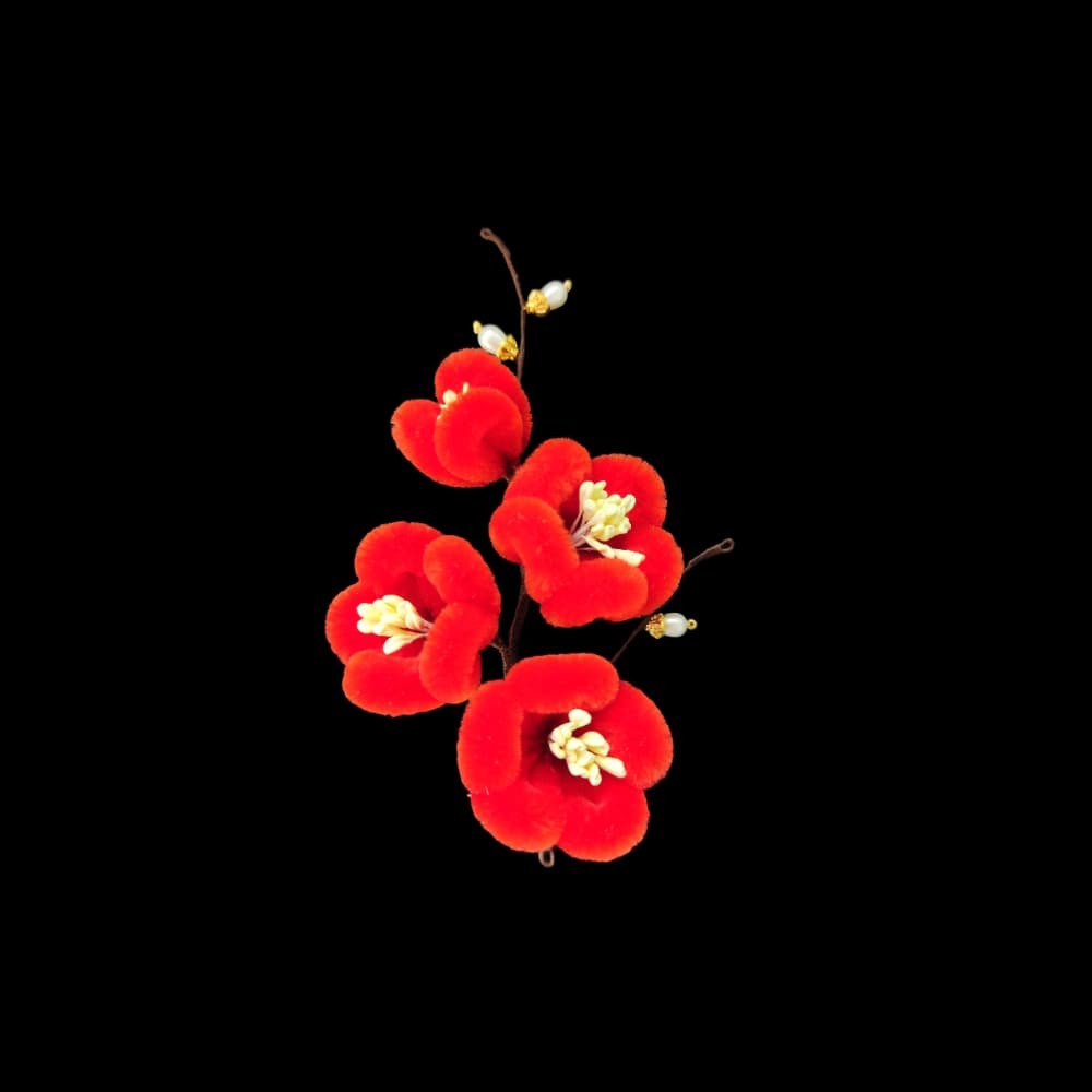 1004 red plum rong hua-never give up