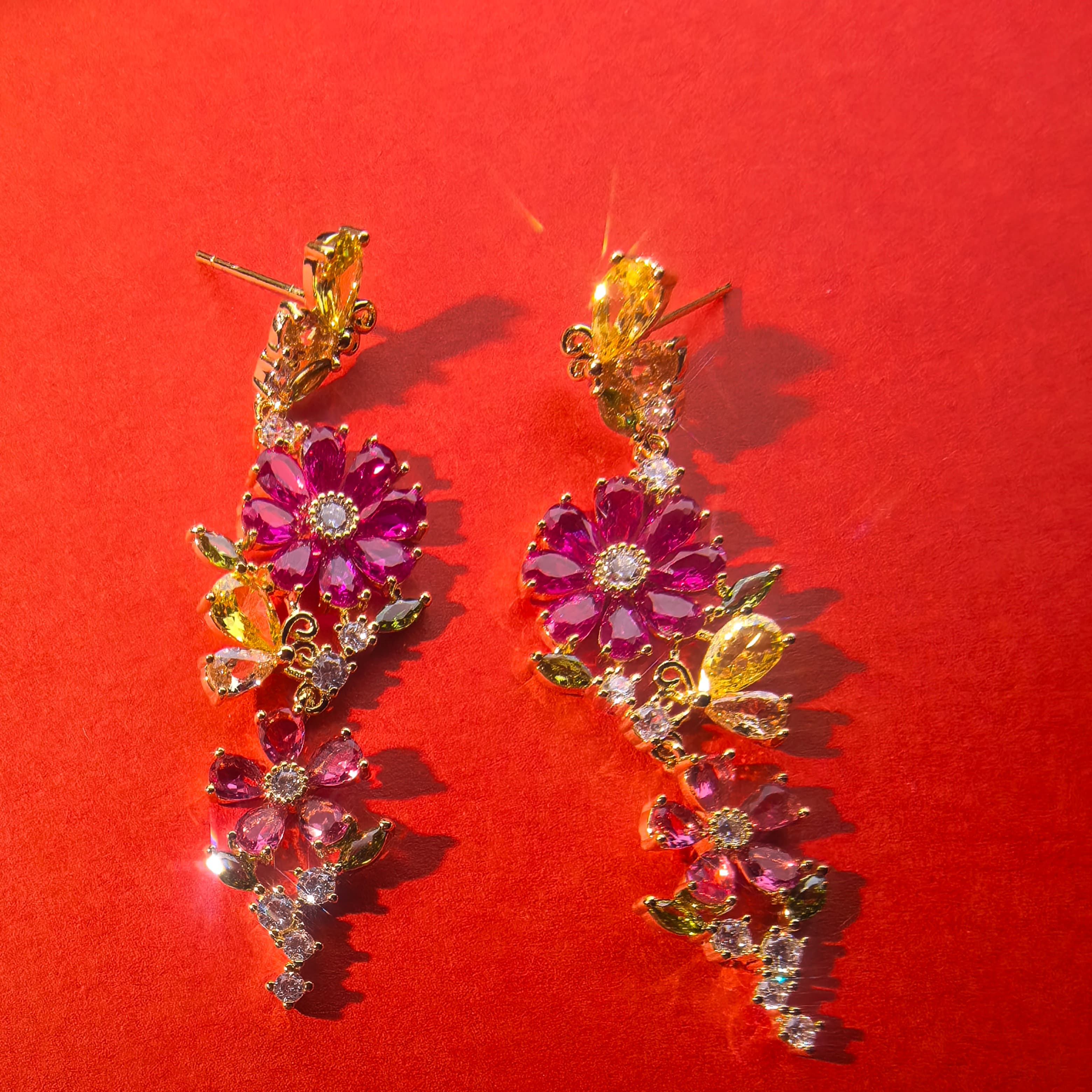 Gorgeous Zircon Earrings- Spring