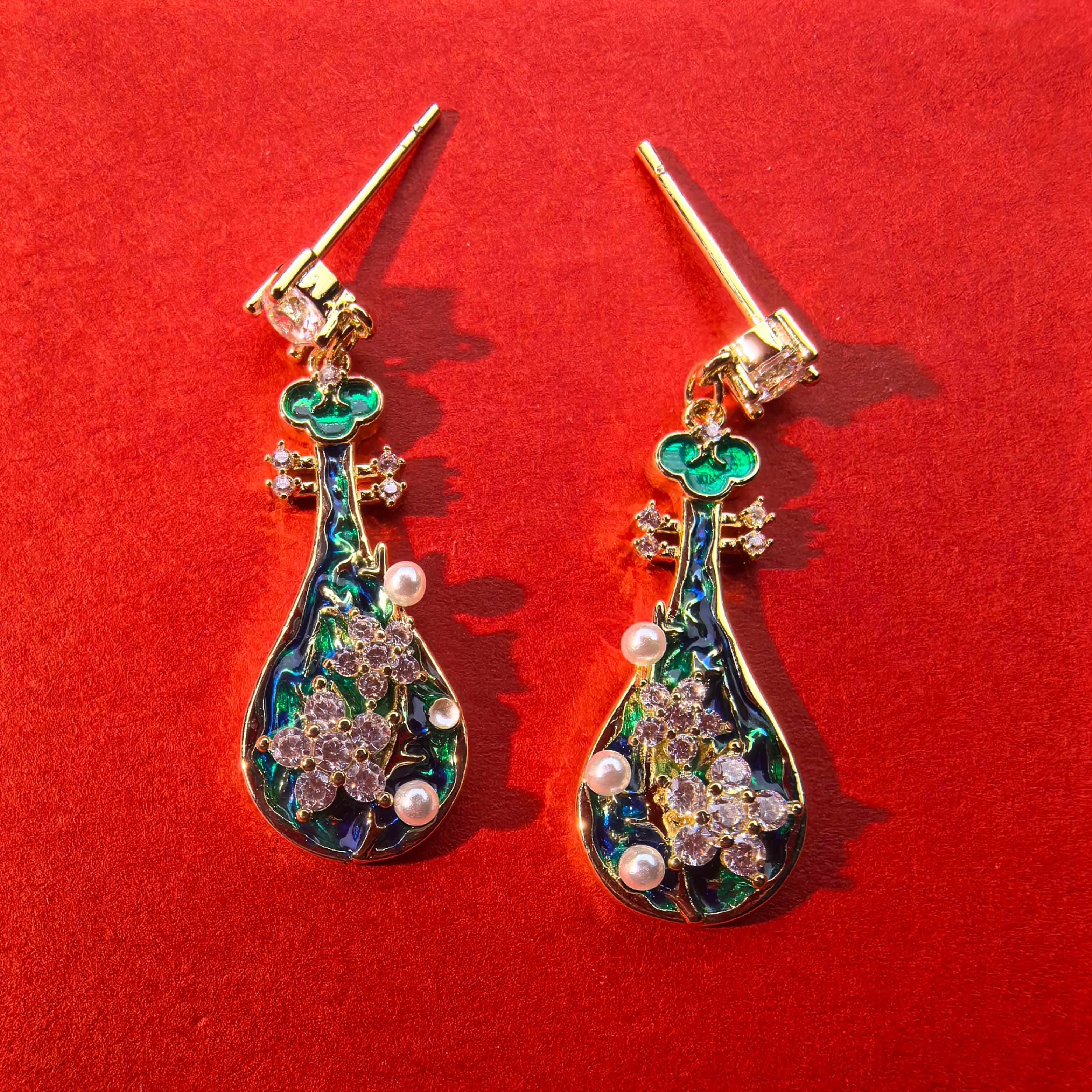 Gorgeous Zircon Earrings- Pipa